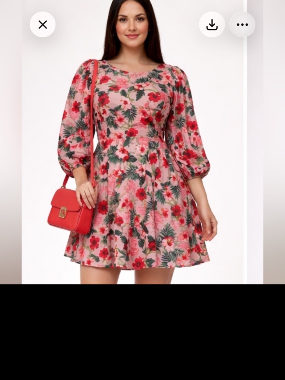 Les Reveries  by anthropology 100% Silk Pink Floral Dress size 8